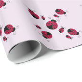 Künstlerische Marienkäfer Geschenkpapier (Rolleneckpunkt)