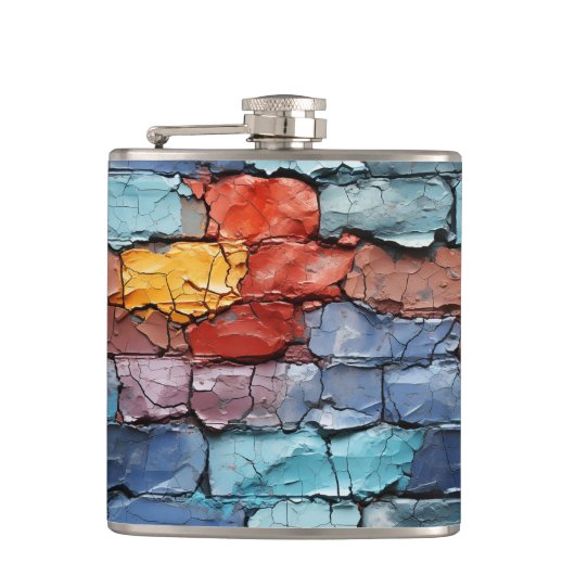 Künstlerische Mauer Flachmann (Vorderseite)