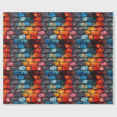 Künstlerische Mauer Geschenkpapier (Flach)