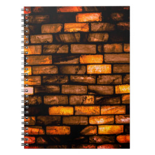 Künstlerische Mauer Notizblock