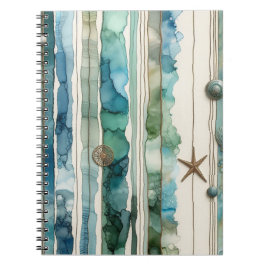 Künstlerische Meeresszene Notizblock