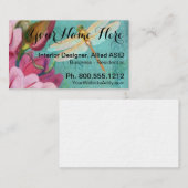 Künstlerische mit visitenkarte (Vorne/Hinten)