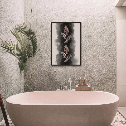 Künstlerische Mitte des Jahrhunderts Moderne botan Poster