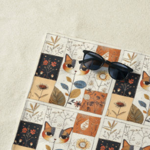 Künstlerische Mitte des Jahrhunderts Moderne Niedl Strandtuch