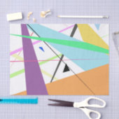 Künstlerische moderne abstrakte geometrische seidenpapier (Handwerk)