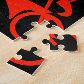 Künstlerische Motorradgraphik Puzzle (Seite)