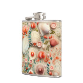 Künstlerische Muscheln Flachmann (Links)