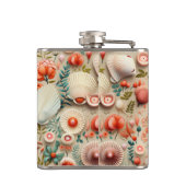 Künstlerische Muscheln Flachmann (Rückseite)