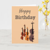 Künstlerische Musik aus Violin-Streichquartett Karte (Gelbe Blume)