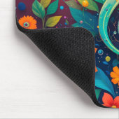 Künstlerische musikalische Note, umgeben von farbe Mousepad (Ecke)