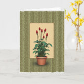 Künstlerische Muttertagskarte Karte (Gelbe Blume)