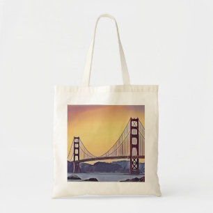 Künstlerische Neuauflage der Golden Gate Bridge Tragetasche