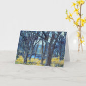 Künstlerische Night Fantasy Forest Art Karte (Gelbe Blume)