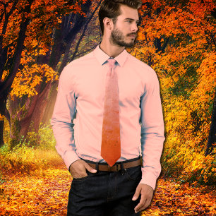 künstlerische Orangen - moderne Krawatte