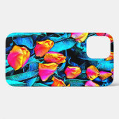 Künstlerische Orangen- und Goldgräber vom Berg Ver Case-Mate iPhone Hülle (Rückseite (Horizontal))