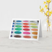 Künstlerische Paint Greeting Card Karte (Gelbe Blume)