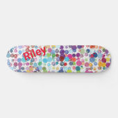 Künstlerische Paint Splattform Colorful Skateboard (Horizontal)