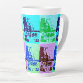 Künstlerische Palettenkunst Pop Milchtasse (Rechte Ecke)