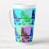 Künstlerische Palettenkunst Pop Milchtasse (Linke Ecke)