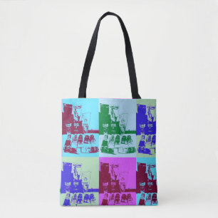 Künstlerische Palettenkunst Pop Tasche