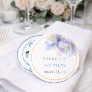 Künstlerische Pastell-Botanische Blumen Hochzeit Flaschenöffner