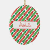 Künstlerische Personalisierte Rot- und Grünkrebse Keramikornament (Rechts)