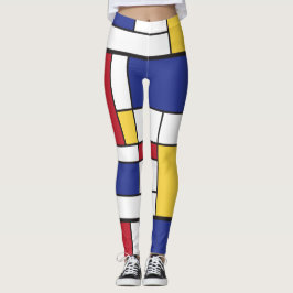Künstlerische Piet Mondrian bunte Leggings