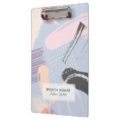 Künstlerische Pinselkomposition Klemmbrett (Links)