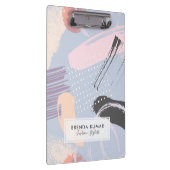 Künstlerische Pinselkomposition Klemmbrett (Rechts)