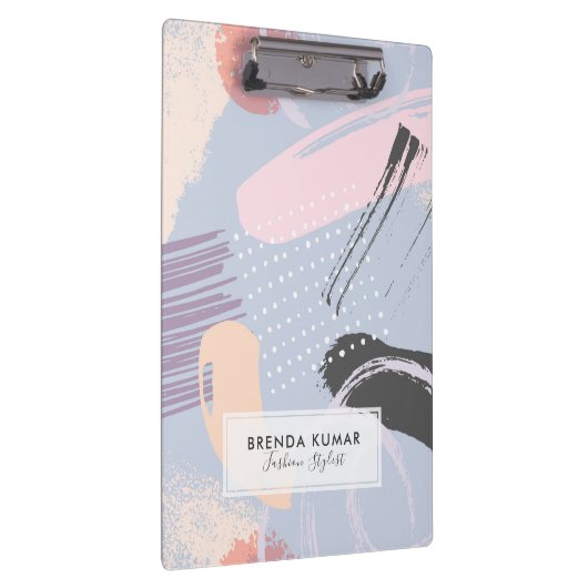 Künstlerische Pinselkomposition Klemmbrett (Rechts)