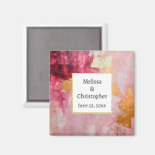 Künstlerische Pinselstriche Schlagstriche Gold und Magnet (Vorderseite/Rückseite)