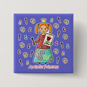 Künstlerische Prinzessin Button