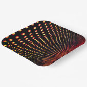 Künstlerische Punktgestaltung Pappteller (Gewinkelt)