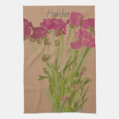 Künstlerische Ranunculus Farbige Blume +Individuel Geschirrtuch (Vertikal)