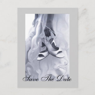 Künstlerische Ready to Dance Save The Date Postkar Ankündigungspostkarte