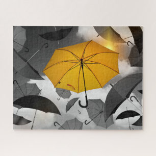 Künstlerische Regenschirm-Fotografie Puzzle