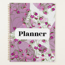 Künstlerische rosa und violette Blumengarten-Ästhe