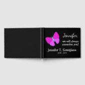 Künstlerische Schmetterlingsbeerdigung/Gästebuch Gästebuch (Voll)