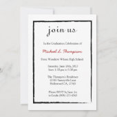 Künstlerische Schwarz-, Weiß- und Rotklasse 2013 Einladung (Rückseite)