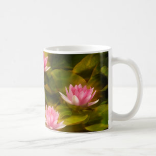 Künstlerische Seerosen, Kalifornien Kaffeetasse