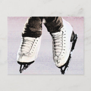 Künstlerische Skate Postkarte