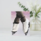 Künstlerische Skate Postkarte (Stehend Vorderseite)