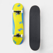 Künstlerische Skater Skateboard (Vorderseite)