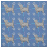 Künstlerische Sketch - Cairn Terrier Stoff (Muster)