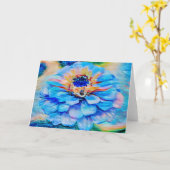 Künstlerische Sky Dream Blume Art Note Card Karte (Gelbe Blume)