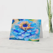 Künstlerische Sky Dream Blume Art Note Card Karte (Vorderseite)