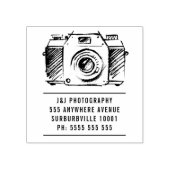 Künstlerische SLR-Filmkamera Fotograf Gummi-Briefm Gummistempel (Prägung)