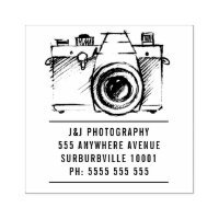 Künstlerische SLR-Filmkamera Fotograf Gummi-Briefm