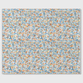 Künstlerische Sommerfarben - Farbmuster für Spritz Geschenkpapier (Flach)