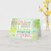 Künstlerische Sprichwörter 31:25 Karte (Gelbe Blume)